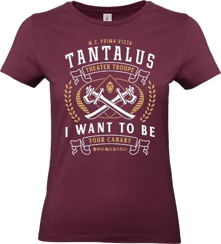 Tantalus Theater Troupe Emblem - final 9, final 7, final ix, quina quen, Cactus, yitan, Kupo, Kweh, final xiv, ff14, Cloud, Villain, video game, fat chocobo, vivi ornitier, black mage, fantasy - Standard T-Shirt (Frauen)