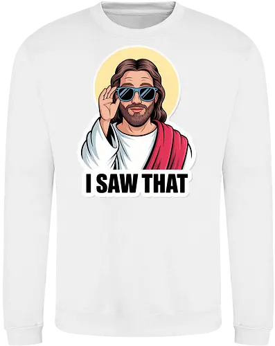 I Saw That" Cool Jesus with Sunglasses