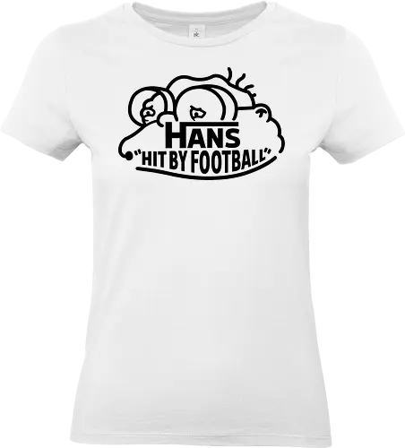 Hans! - the-simpsons, simpson, hans, logo, mashup, funny - Standard T-Shirt (Frauen)