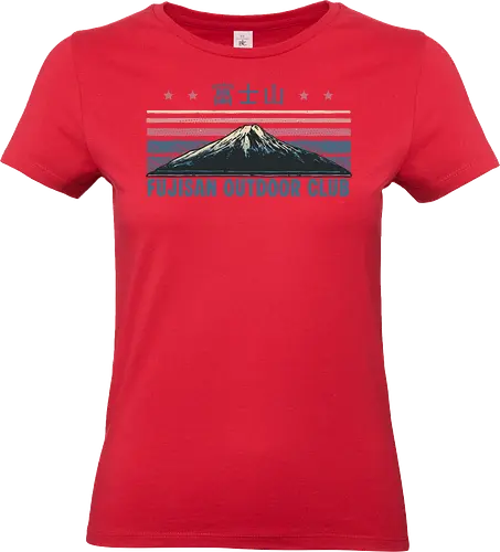 Fujisan Outdoor Club - Japan, Japanese, outdoor, retro, Fujisan, Anime, Manga - Standard T-Shirt (Frauen)