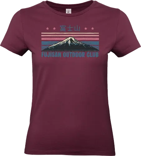 Fujisan Outdoor Club - Japan, Japanese, outdoor, retro, Fujisan, Anime, Manga - Standard T-Shirt (Frauen)