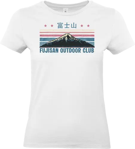 Fujisan Outdoor Club - Japan, Japanese, outdoor, retro, Fujisan, Anime, Manga - Standard T-Shirt (Frauen)