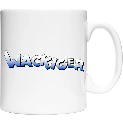 Wackiger Schriftzug