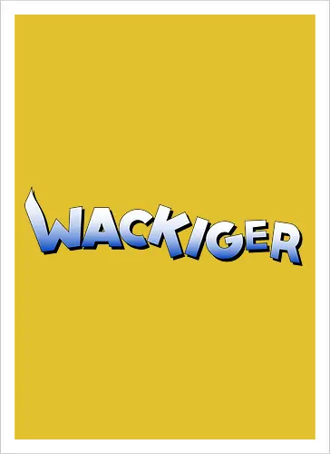 Wackiger Schriftzug