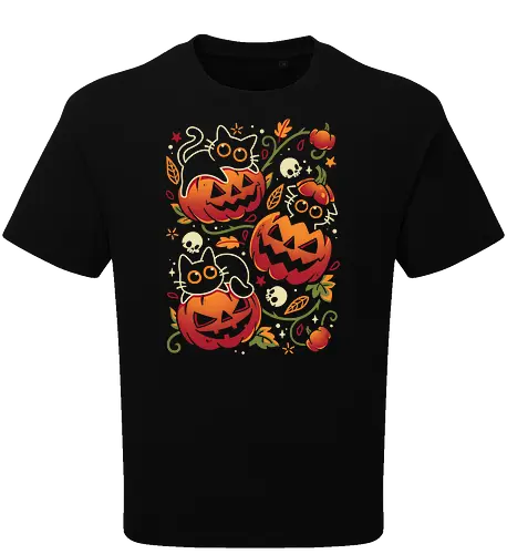 Black Cats Pumpkin Party
