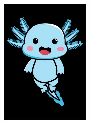 Axolotl blue