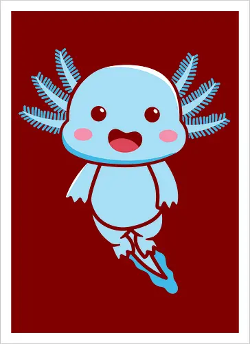Axolotl blue