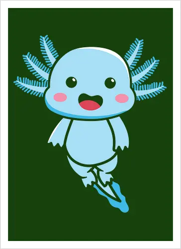 Axolotl blue