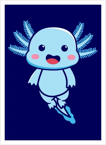 Axolotl blue