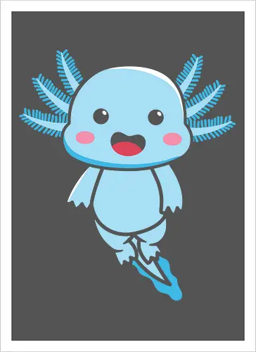 Axolotl blue