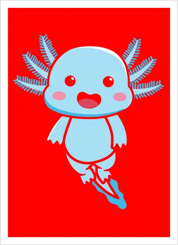 Axolotl blue