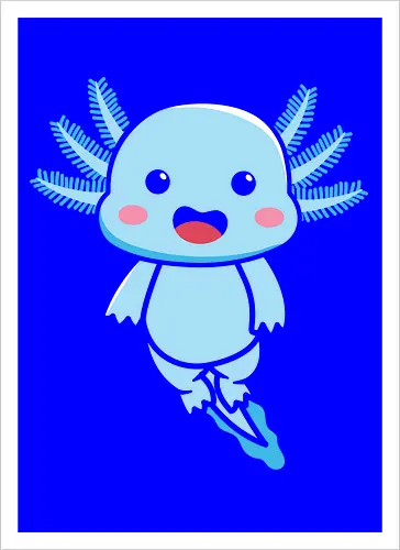 Axolotl blue