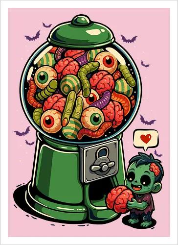 Gumball Halloween Zombie