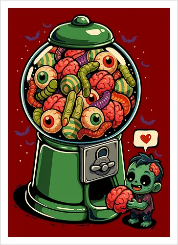 Gumball Halloween Zombie