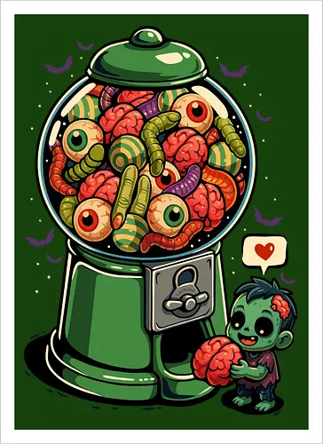 Gumball Halloween Zombie