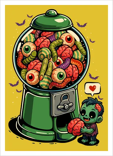 Gumball Halloween Zombie