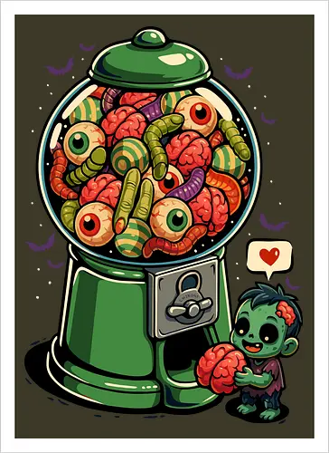 Gumball Halloween Zombie