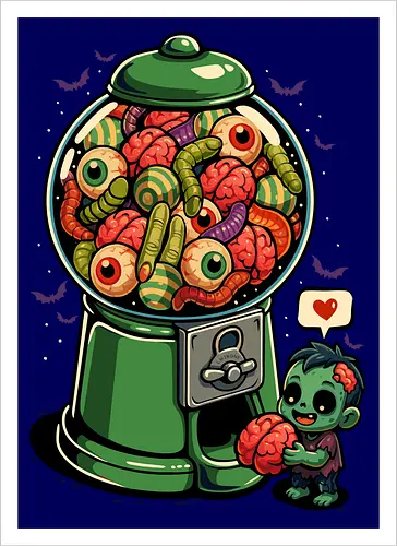 Gumball Halloween Zombie