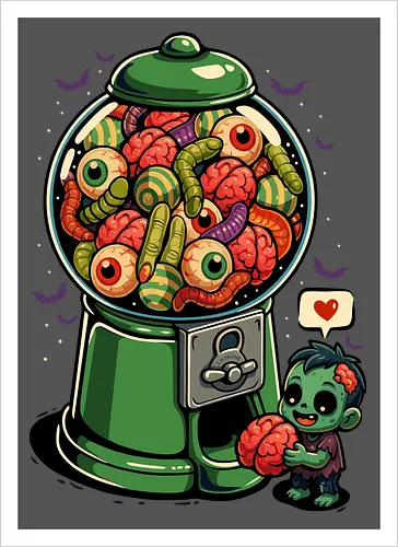 Gumball Halloween Zombie