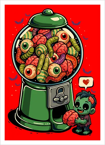 Gumball Halloween Zombie