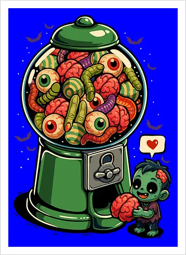 Gumball Halloween Zombie