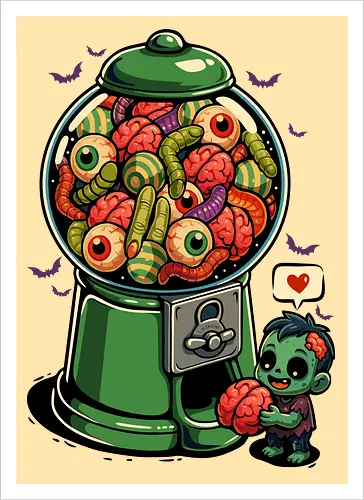 Gumball Halloween Zombie