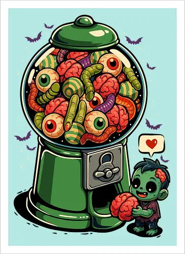 Gumball Halloween Zombie