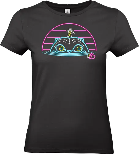 Derpy Tiger Retro - Derpy, Kpop, demon hunters, derpy tiger, blue tiger, funny, sussie - Standard T-Shirt (Frauen)