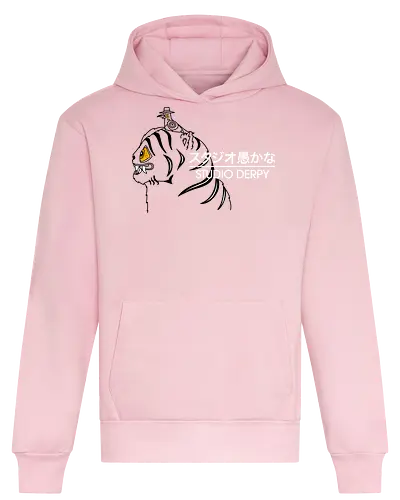 Studio Derpy - best on blue, Kpop demon hunters, demon, hunters, derpy tiger, Derpy, bird, demon hunters, blue tiger, funny - Heavyweight Hoodie