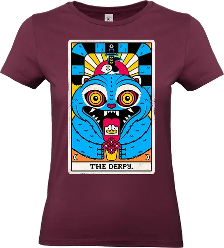 Derpy Tarot Card - Derpy tiger, kpop demon hunters, demon hunters, Tarot Card, blue tiger - Standard T-Shirt (Frauen)