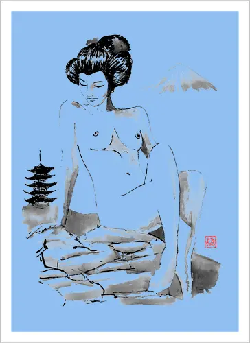 nude on the hill