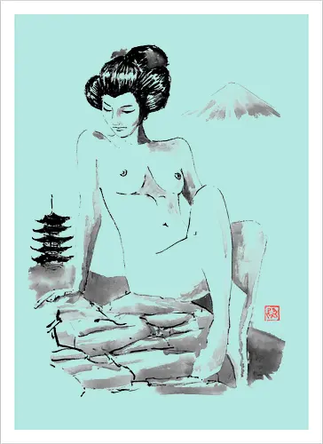 nude on the hill