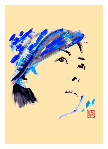 noriko looks up