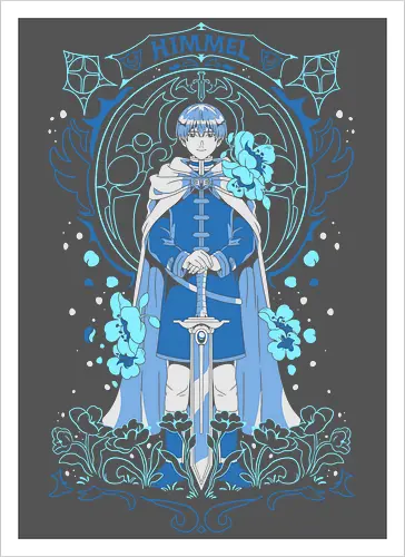 Himmel The Warrior - frieren - Kunstdruck