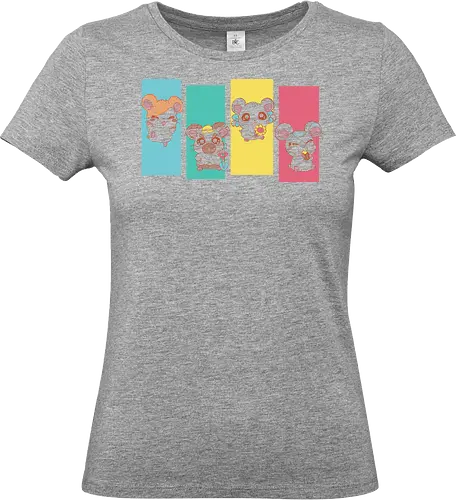 Color hams - hamtaro - Standard T-Shirt (Frauen)
