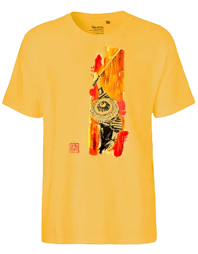 samurai from above - samurai, sumie, japan - Fairtrade T-Shirt