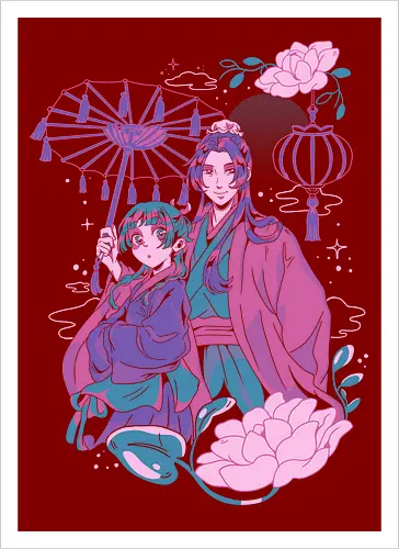 Apothecary lovers - Apothecary diaries anime - Kunstdruck