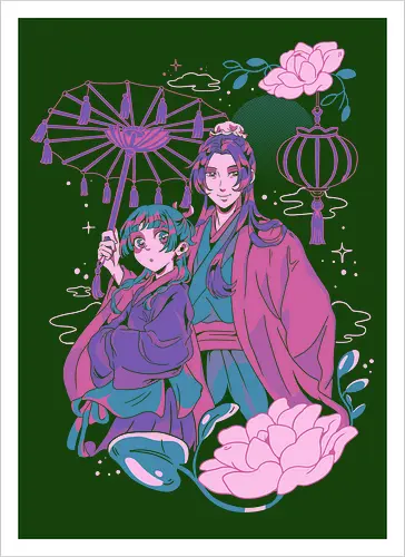 Apothecary lovers - Apothecary diaries anime - Kunstdruck