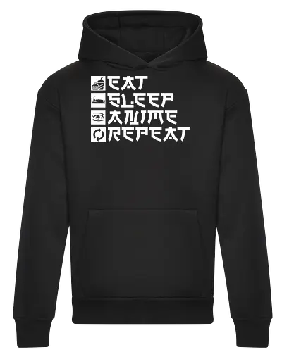 Eat Sleep Anime Repeat Otaku Life Motto