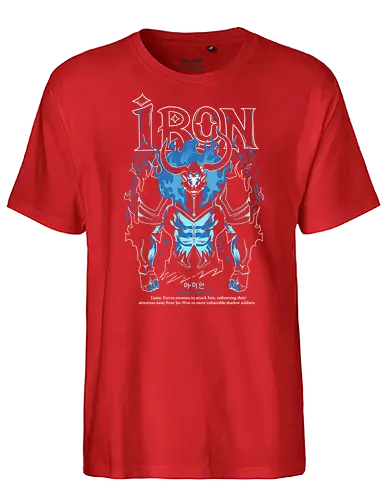The shadow Iron - Solo leveling anime - Fairtrade T-Shirt