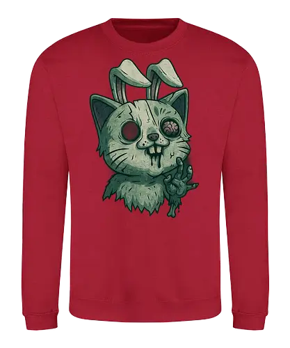 ZombieSmilow - Simlow, Twitch, Streamer, Katze, Zombie - Sweatshirt