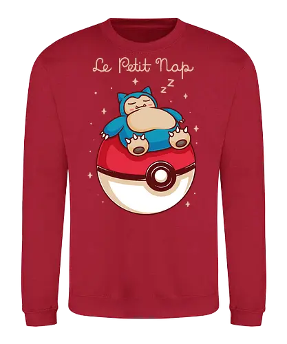 Le Petit Nap - pocket monsters, monster, cute, adorable, fun, funny, mash up, mashup, humor, 90s, 1990s, anime, manga, gaming, gamer, game, video game, video games, tired, nap, sleep, prince - Sweatshirt