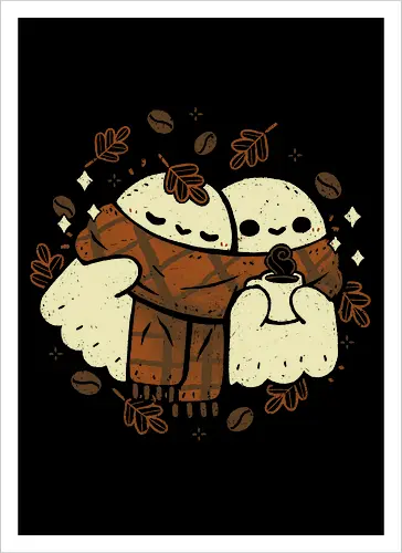 Autumn Vibes Cute Ghosts
