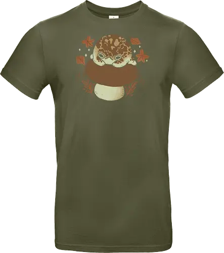 Cute Rain Frog in Autumn