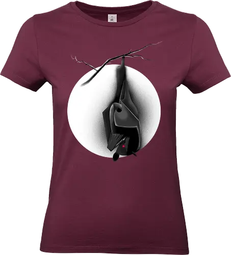 Verfluchte Fledermaus - Fledermaus, Bat, Halloween, Horror, goth, Mond, spooky, creepy - Standard T-Shirt (Frauen)