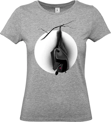 Verfluchte Fledermaus - Fledermaus, Bat, Halloween, Horror, goth, Mond, spooky, creepy - Standard T-Shirt (Frauen)