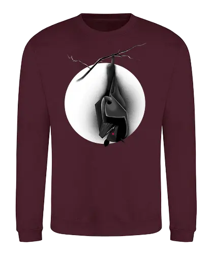 Verfluchte Fledermaus - Fledermaus, Bat, Halloween, Horror, goth, Mond, spooky, creepy - Sweatshirt
