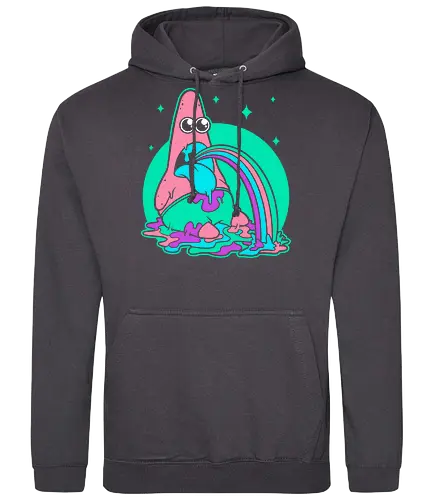 Star Cartoon Psychedelic - tv show, cartoon, Psychedelic, fun, funny, animation, animated, marine, Trip, tripping, colorful - Standard Hoodie