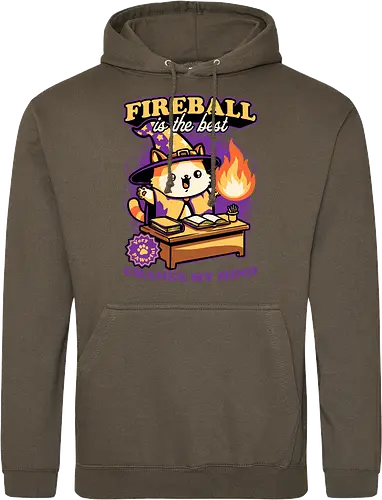 Wizard Cat Fireball