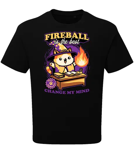 Wizard Cat Fireball